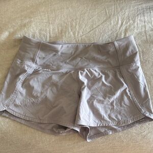 lululemon athletica Light Gray Athletic Shorts
